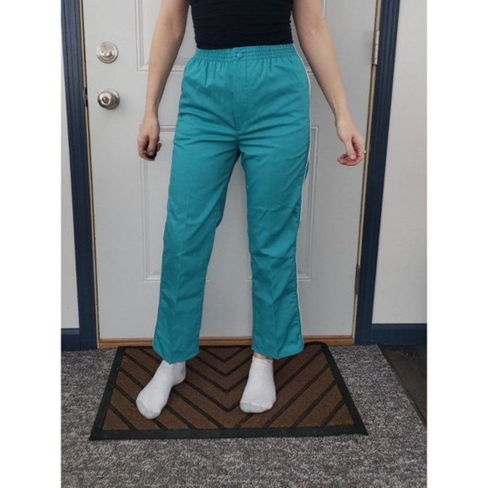 Vintage 80s Teal Pants